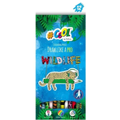 Set olovaka u boji, trokutast, COOL BY VICTORIA Wildlife, 12 različitih boja HY CP12A1