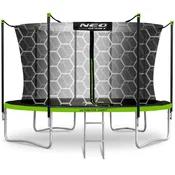 Neo-Sport Vrtni trampolin 14ft/435cm z notranjo mrežo in lestvijo