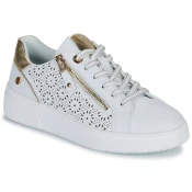 Xti za ženske. 14362801-BLANCO Trenerji 143628 white (38), Bela, Ravna stran, Čipke, Zip, Priložnostno