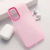 Maska Electro Glow Frame za Samsung S25 FE/ S731B roze
