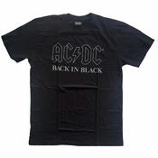AC/DC Majica Back In Black Black 2XL