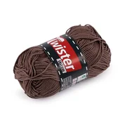 Pletena preja Twister Ibiza 50 g - (83) rjava