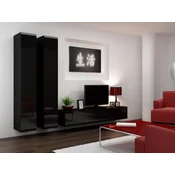 CMM Cama TV Stand VIGO 180 30/180/40 black/black gloss