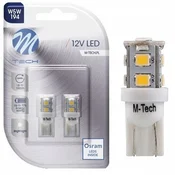 M-Tech LED žarnica W5W T10 M-TECH 9xSMD 2835 OSRAM LED