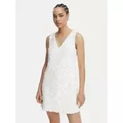 MICHAEL Michael Kors Cocktail obleka MS6834YHHS Bela Regular Fit
