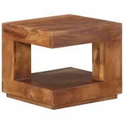 Vidaxl Klubska mizica 45x45x40 cm trden akacijev les
