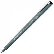 Liner, 0,8 mm, STAEDTLER Pigment Liner, črn