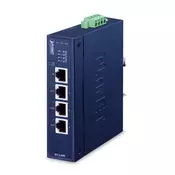 Planet IECJ-400 Industrial 4-Port EtherCAT Junction Slave (-40~75 degrees C, dual 9~48V DC, 1 x 100TX RJ45 IN, 3 x 100TX RJ45 OUT, BECKHOFF EtherCAT conformance test tool verified)