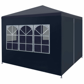 VIDAXL šotor za zabave (3x3m), moder