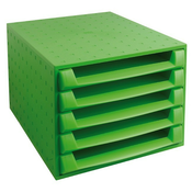 Set ladica Multiform the Box, 5 otvorenih ladica , Zelena