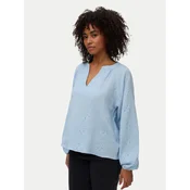 Vero Moda Bluza Natali 10342739 Svetlo modra Regular Fit