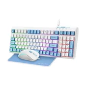 Havit KB897CM gejming kombo 3u1 belo-plava ( 66054 )