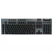 Tipkovnica Logitech G915 X LIGHTSPEED, gaming, LIGHTSYNC RGB, mehanička-tactile, bežična