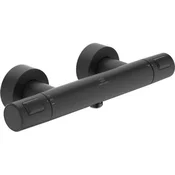 Ideal Standard Mešalnik za tuš IS Silk Black T25 TERMOSTATSKI STENSKI, ČRN A7201XG