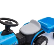 Otroški traktor s prikolico A009 Modra lea