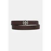 Tory Burch dvostranski ženski usnjeni pas Miller