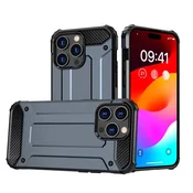 Hibridni ovitek Armor za iPhone 15 Pro Hurtel - moder