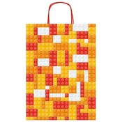 OKRASNE VREČICE 26X36X12CM KOCKE REX-SAUL SADOCH SDF26-274J ORANŽNA/RDEČA/RUMENA
