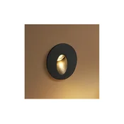 Brilagi - LED spoljašnje ugradno svetlo STAIRDOT LED/2W/230V crno IP65 okruglo