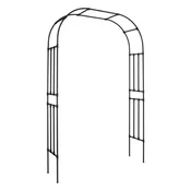 VEVOR Vrtna pergola 240x150x40 cm Črna