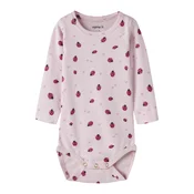 NAME IT Pajac/bodi NBFHALINE rosé/temno roza/črna