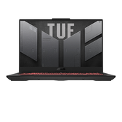 ASUS TUF Gaming A17 FA707XU-HX009W Prijenosno racunalo 43,9 cm (17.3) Full HD AMD Ryzen™ 9 7940HS 16 GB DDR5-SDRAM 1 TB SSD NVIDIA GeForce RTX 4050 Wi-Fi 6 (802.11ax) Windows 11 Home Crno, Sivo