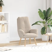 fotelja Svijetlo siva 69 x 74 x 93 cm Sherpa Tkanina