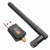Wireless dual band adapter sa antenom USB 2.4GHz 5GHz 600Mb