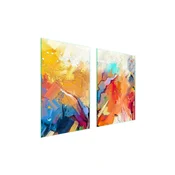 shumee ZAŠČITNA STEKLENA KROŽNIK ZA KUHINJO 65x52 BARVNA