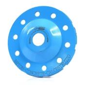 MAR-POL Diamantna segmentna plošča za brušenje betona enojni T 125x22,2mm