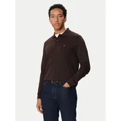 Tommy Hilfiger Polo majica MW0MW37317 Temno rjava Regular Fit