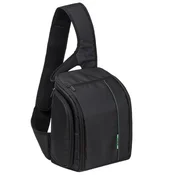 Bocna torba za DSLR fotoaparate, RIVACASE Green Mantis 7470 crna 6901801074709