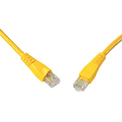 SOLARIX patch kabel CAT6 UTP PVC 3 m žuti otporan na udarce