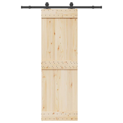 Pribor za klizna vrata 152,5 cm celicni crni