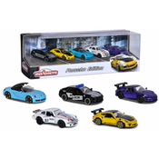 Majorette Porsche poklon komplet, 5 komada