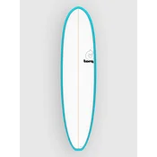 Torq Epoxy Tet V+ Funboard Pinlines 74 Surfboard blue