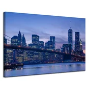 shumee Platno s tiskom Arhitektura New Yorka 120X80 cm