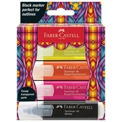 SIGNIR 1-5MM 46 GLASSY SUPERFLUORESCENT KART.KUTIJA FABER CASTELL 254693/4BOJE BLISTER
