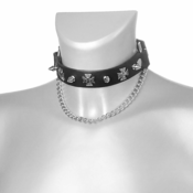 Ovratnica/ choker (shoe harness) Cross - Black kiss - LSF3 34