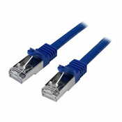 StarTech.com 2m CAT6 Ethernet Cable, 10 Gigabit Shielded Snagless RJ45 100W PoE Patch Cord, CAT 6 10GbE SFTP Network Cable w/Strain Relief, Blue, Fluke Tested/Wiring is UL Certifie