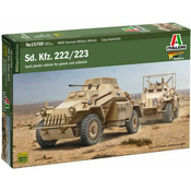 Model Kit vojni 15769 - Sd. Kfz. 222-223 (1:56)