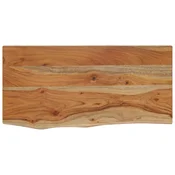 vidaXL vidaXL Stenska polica 40x20x3,8 cm pravokotna akacija naraven rob, (5000268762)