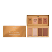 Barry M Heatwave Highlighter & Bronzer Palette paletka za konturing 14 g