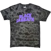 Black Sabbath Wavy Logo Wash Collection Black M Majica