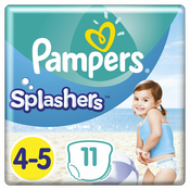 Pampers Pants Splashers, Velicina 4-5, 11 jednokratnih kupacih pelena-gacica, za pouzdanu zaštitu u vodi