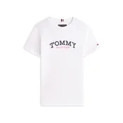 TOMMY HILFIGER Majica marine/ognjeno rdeča/bela