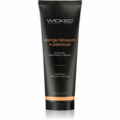 Wicked Sensual massage cream krema za masažu Orange Blossom + Patchouli 120 ml
