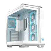 ASUS Gaming kucište GT502 HORIZON TG, Midi Tower, Bez napajanja, ARGB WHITE TUF, Belo