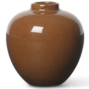 Vaza ARY 7,5 cm, rjava, kamnita posoda, ferm LIVING