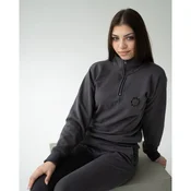 Innovation X Ženski Duks Half Zip - Grafit Sivi